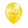 Set Surtido de 8 Globos 60 Cumpleaños 30 cm
