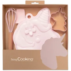 Set Utensilios Unicornio 4 ud - Scrapcooking