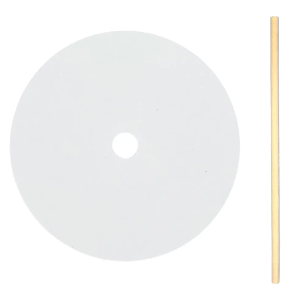 Set Bases de Madera 25 cm x 6 mm Grosor + Palos 30 mm 2 ud - En Papiers