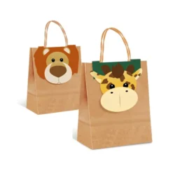 Set 10 Bolsas de Papel con Asa Safari