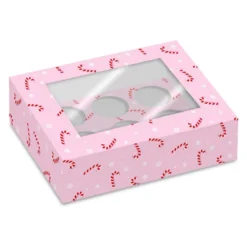 Set 2 Cajas Para 6 Cupcakes Simply Making - Bastones De Caramelo