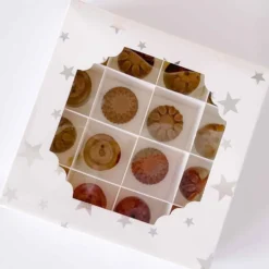 Set 5 Cajas para Dulces Estrellas 16 Cavidades