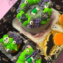 Set 2 Cajas para Dulces y Cupcakes Calaveras - Simply Making