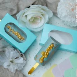 Set Cajas para Helados Azul Pastel 10 ud - Simply Making