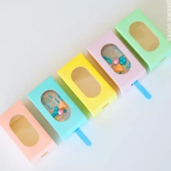 Set Cajas para Helados Morado Pastel 10 ud - Simply Making