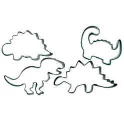 Set Cortadores para Galletas Dinosaurio 4 ud - Scrapcooking