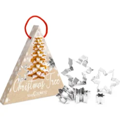 Set Cortadores Árbol de Navidad 5 ud - Scrapcooking