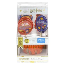Set Cápsulas Cupcake + Toppers Troll Harry Potter