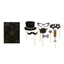 Set de Accesorios y Decoración de Pared para Photocall Año Nuevo