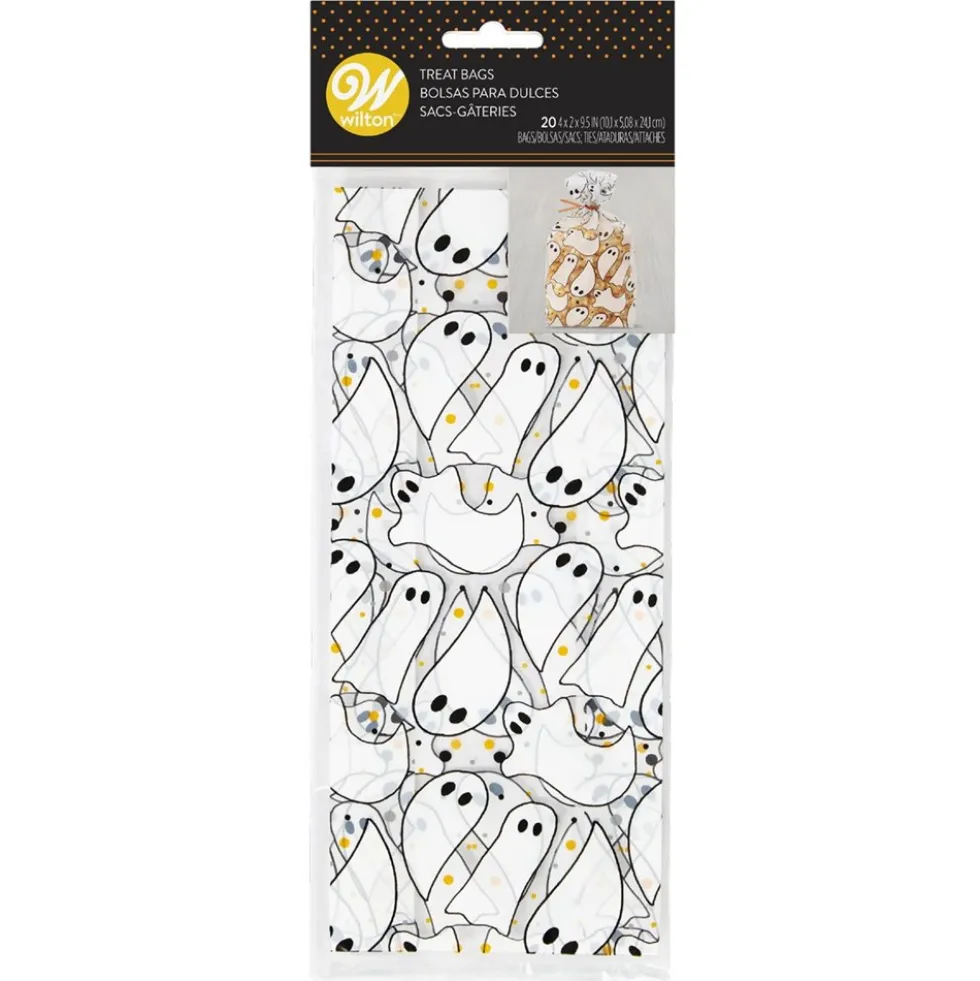 Set de 20 Bolsas para Dulces Fantasmas