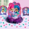 Set de 3 Centros de Mesa Shimmer y Shine