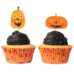 Set Decoración de cupcakes Halloween 3D (48 pcs)