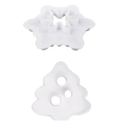 Set de 2 cortadores abeto y copo de nieve