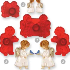 Set de 4 cortadores angelitos JEM