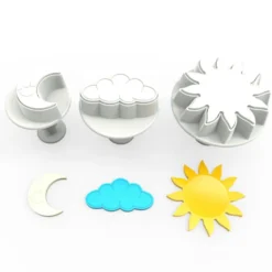 Set de 3 Cortadores con Expulsor Cielo