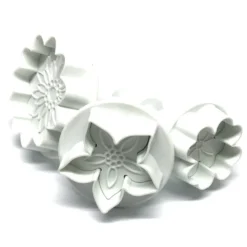 Set de 3 Cortadores con expulsor Flower Mix