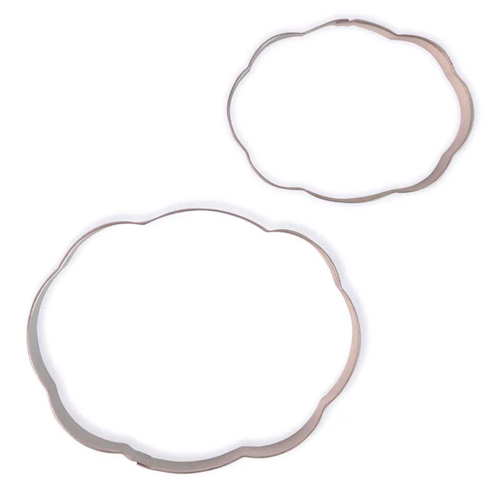 Set de 2 Cortadores de Galletas Placa Estilo 3