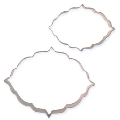 Set de 2 Cortadores de Galletas Placa Estilo 6