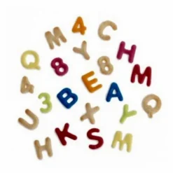 Set de 36 cortadores letras y números pequeños