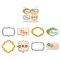 Set de 4 Cortadores Placas y Marcos Maxi