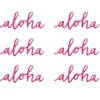 Set de 6 Decoraciones Aloha 12cm