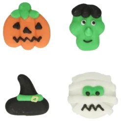 Set de 8 Decoraciones de Azúcar Halloween