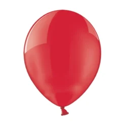 Set de 100 Globos de Látex Rojo Cristal 30 cm