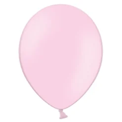 Set de 50 globos de látex Rosa Bebé Pastel 30 cm