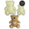 Set de 2 Moldes para Fondant Osito Teddy