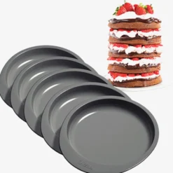 Set de 5 moldes para layers cakes de 15cm