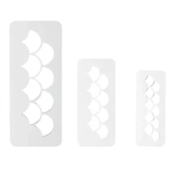 Set de 3 Multicortadores Geométricos Escamas PME