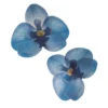 Set de 10 Orquídeas de Oblea Azules 8 cm