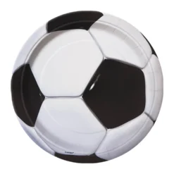 Set de 8 Platos Fútbol 3D 17 cm