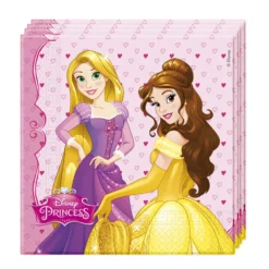 Set de 20 Servilletas Princesas Disney