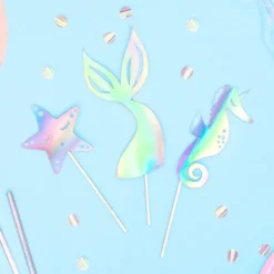 Set de 3 Toppers Sirena Party