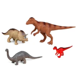 Set 4 Figuras para Tartas Dinosaurios