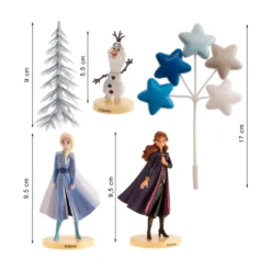 Set Frozen para Decorar Tartas 6 ud