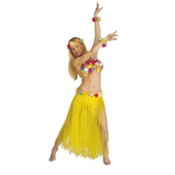 Set Hawaiana Color Amarillo 6 piezas