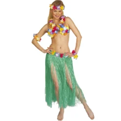 Set Hawaiana Color Verde 6 piezas