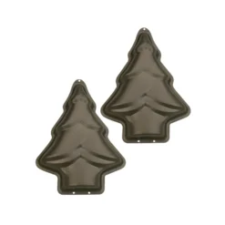 Set 2 mini moldes árbol de navidad