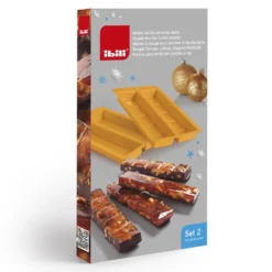 Set 2 Moldes Turrón Estrecho Doble