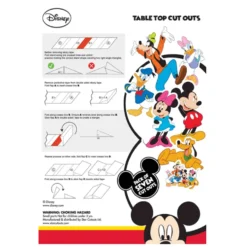 Set para Decoración de Mesas Dulces Mickey Mouse