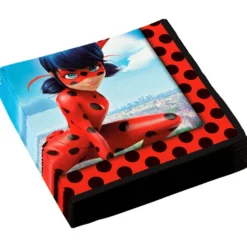 Set 20 Servilletas Ladybug Modelo B