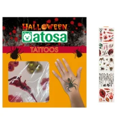 Set Tatuajes Freak Halloween 5 ud