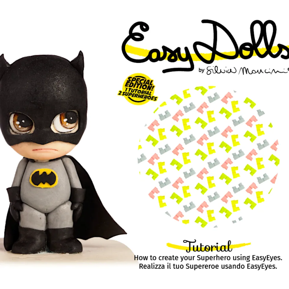 Set tutorial para figuras by Silvia Mancini snow queen superheroes