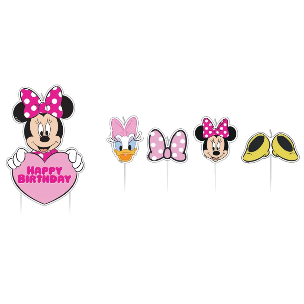 Set 17 Velas Minnie Mouse y sus Amigos