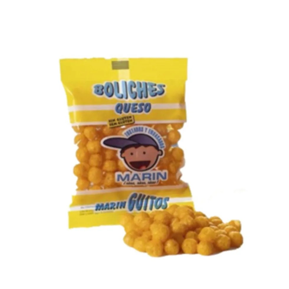 Snacks de Maíz Sabor Queso Boliches 7 gr