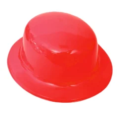 Sombrero Bombín Rojo 26 cm