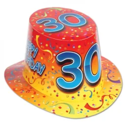 Sombrero de Copa 30 Cumpleaños