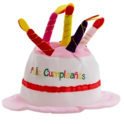 Sombrero Feliz Cumpleaños Rosa